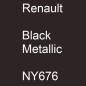 Preview: Renault, Black Metallic, NY676.